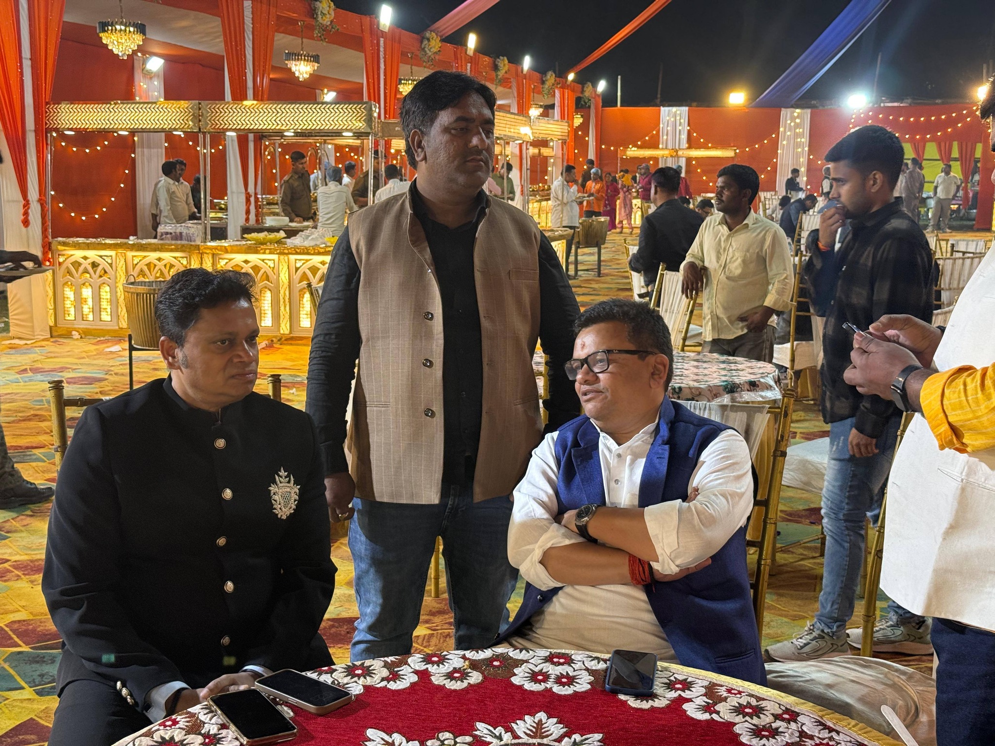 Awadhesh Narayan Singh के आवास पर होली मिलन समारोह