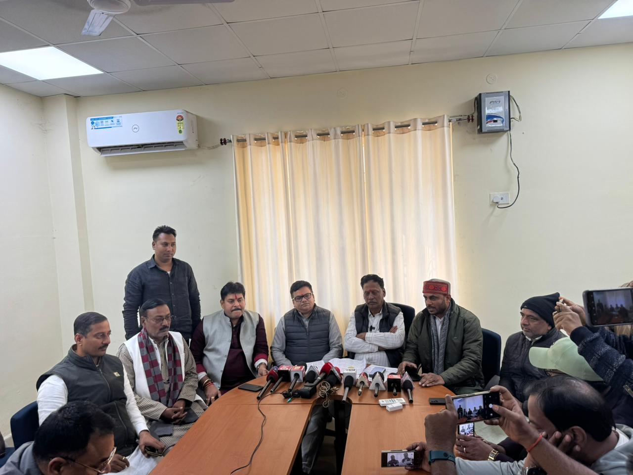 VB–G RAM G की जनहितकारी योजनाओं पर औरंगाबाद में प्रेस वार्ता