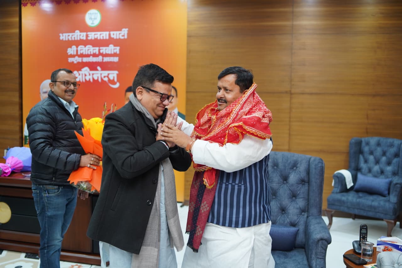 भाजपा राष्ट्रीय कार्यकारी अध्यक्ष श्री नितिन नबीन जी से शिष्टाचार भेंट