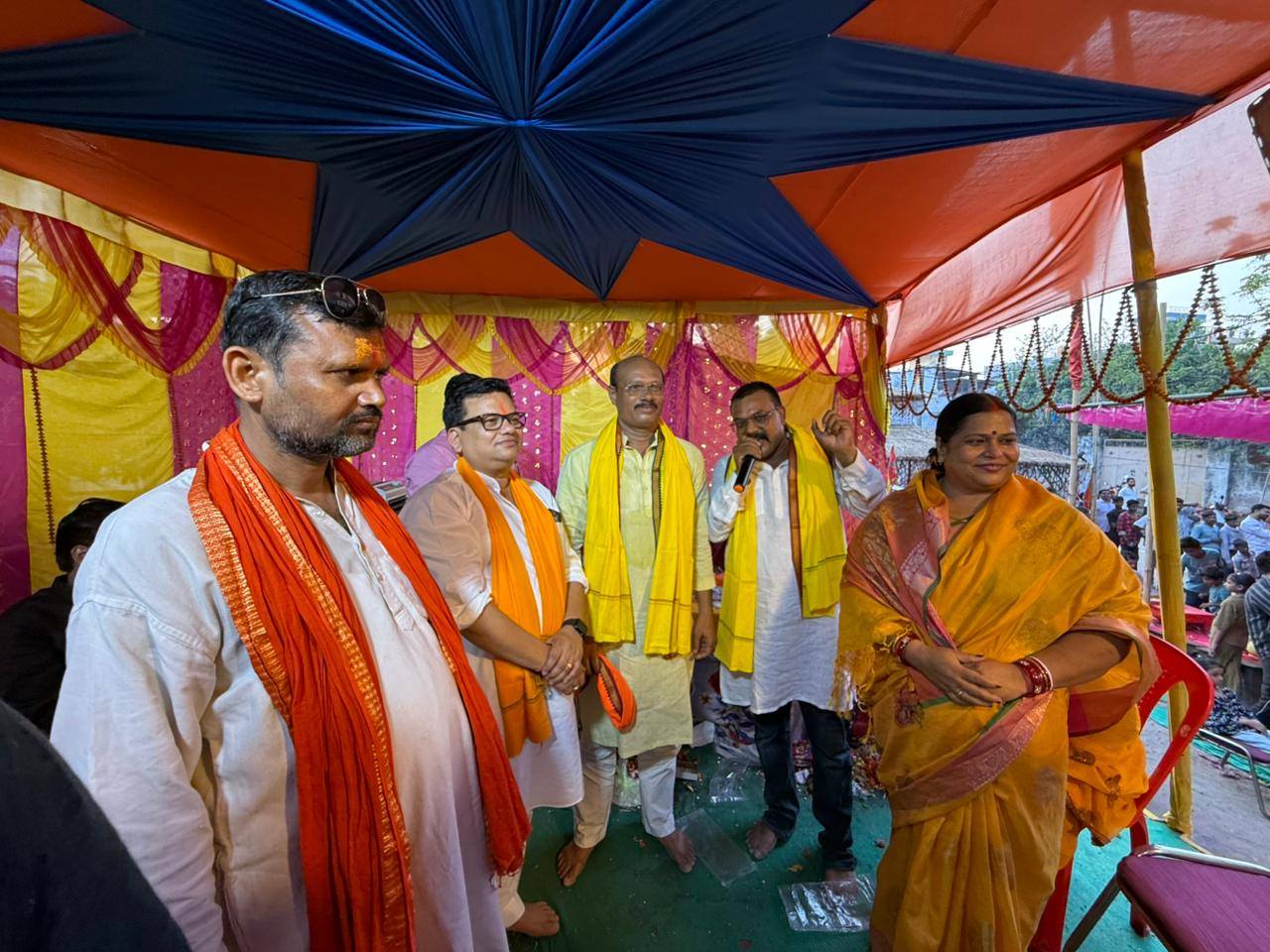 शक्तिधाम, जय प्रकाश नगर, औरंगाबाद में आयोजित श्री श्री रुद्र चण्डी महायज्ञ के पावन अवसर पर भंडारे में सेवा देने का सौभाग्य प्राप्त हुआ