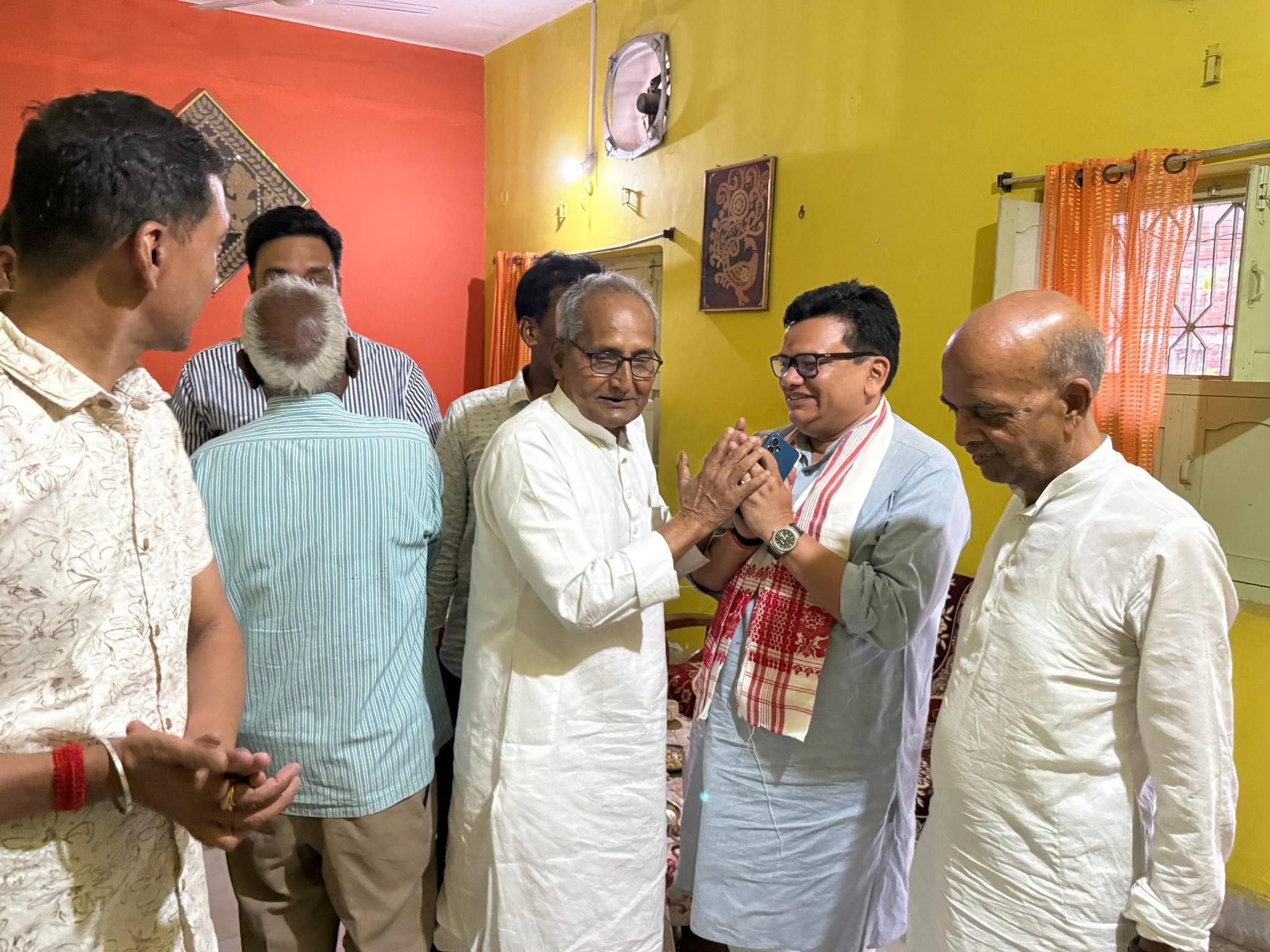 औरंगाबाद शहर के प्रमुख व्यवसायी लखन प्रसाद गुप्ता जी से उनके आवास पर भेंट