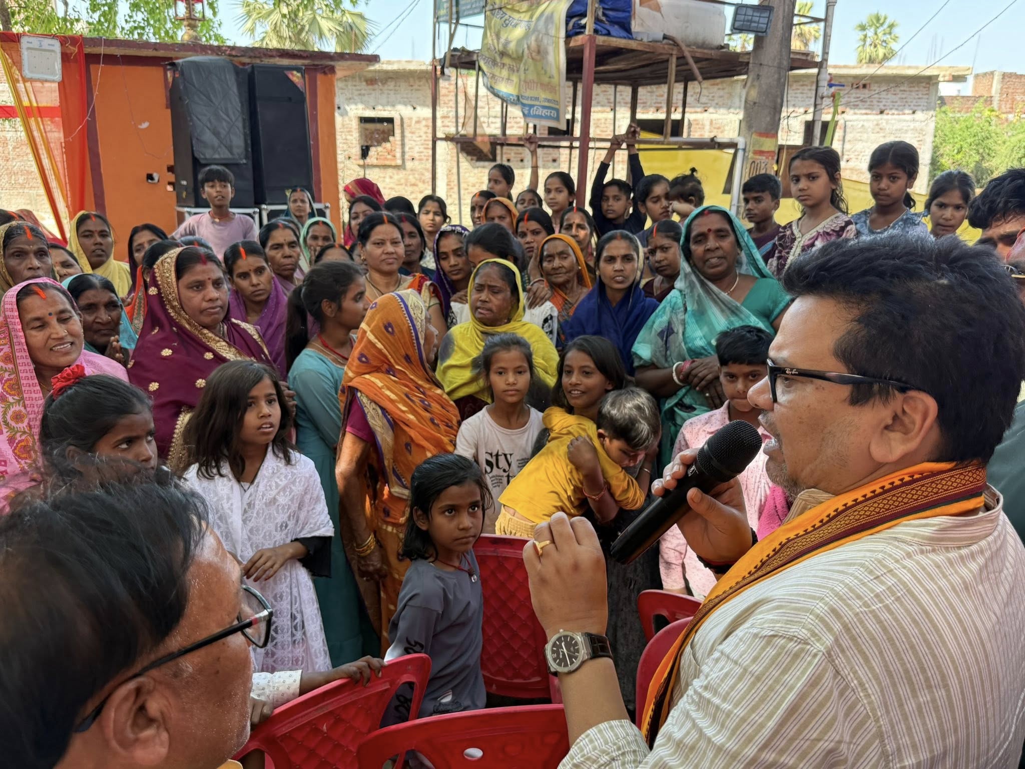 चौधरी नगर में आयोजित अखण्ड कीर्तन सह भंडारा कार्यक्रम में सम्मिलित