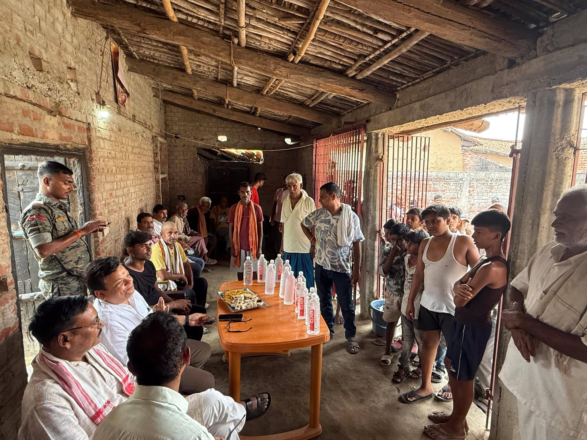 ग्राम फेसरा में सम्मानित ग्रामवासियों से आत्मीय संवाद हुआ।