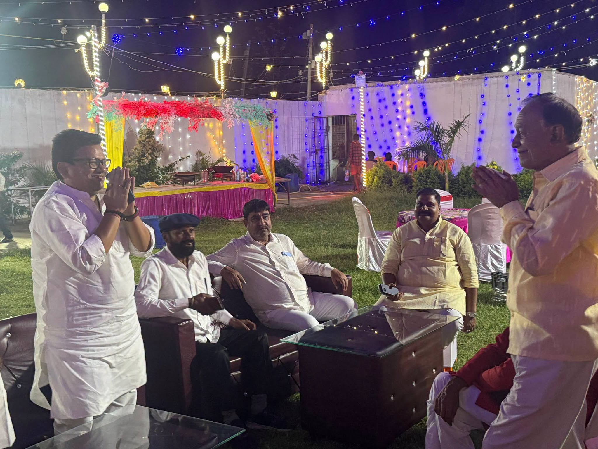 ग्राम रेणु बिगहा निवासी आदरणीय श्री राजेंद्र सिंह जी के यहां आयोजित शुभ विवाह समारोह में सम्मिलित होने का सौभाग्य प्राप्त हुआ