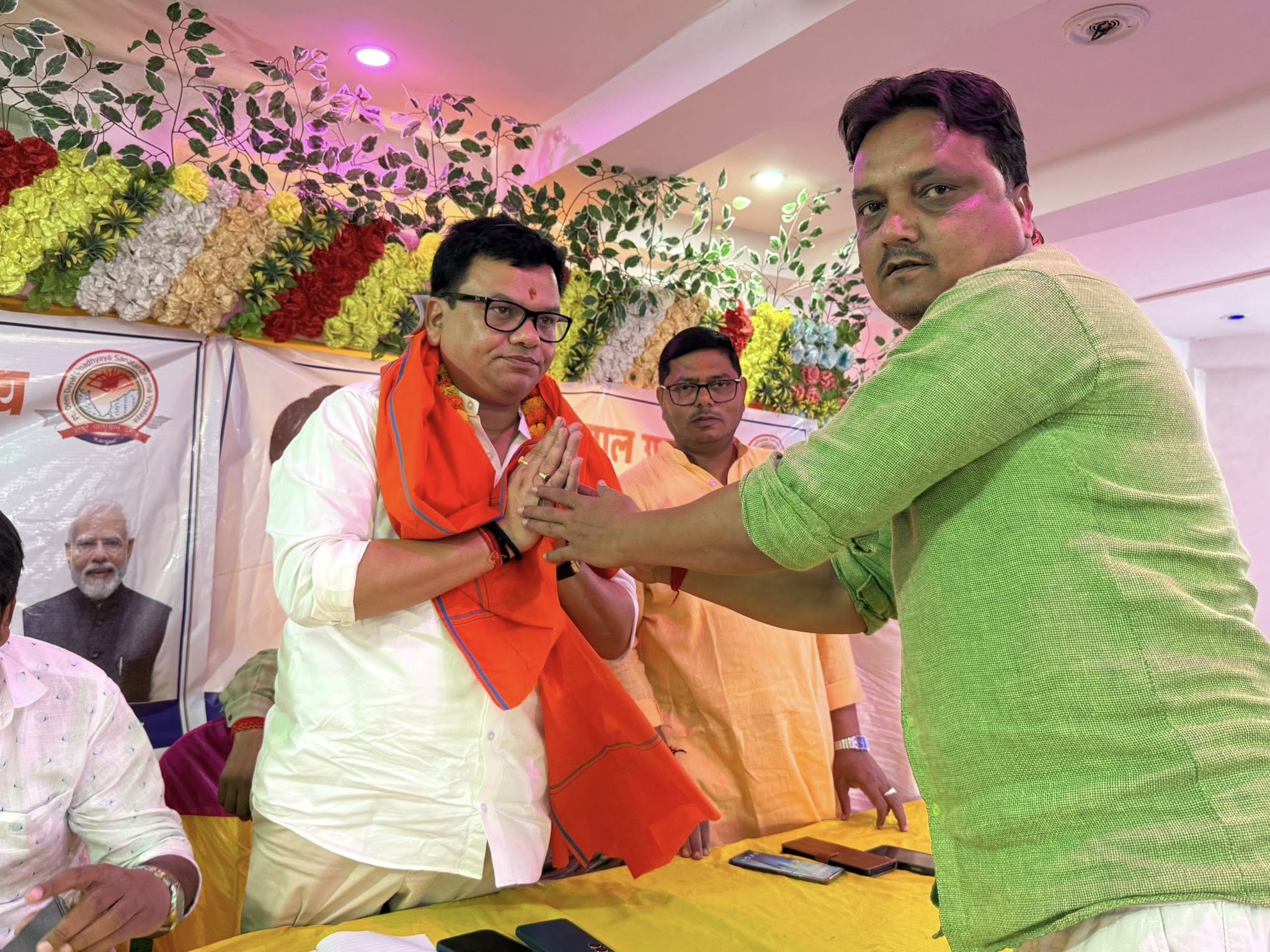 प्रशिक्षण महाभियान के अंतर्गत आज देव पूर्वी मंडल द्वारा आयोजित प्रशिक्षण शिविर में शामिल