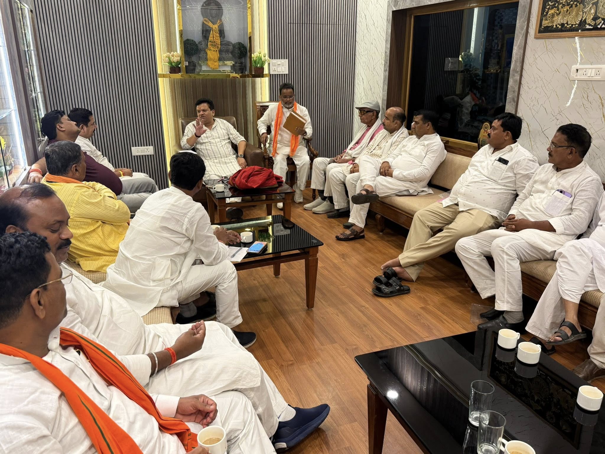 माननीय मुख्यमंत्री सम्राट चौधरी जी के प्रस्तावित गयाजी प्रवास को लेकर आज भाजपा गयाजी जिला के पार्टी पदाधिकारियों के साथ समीक्षा बैठक