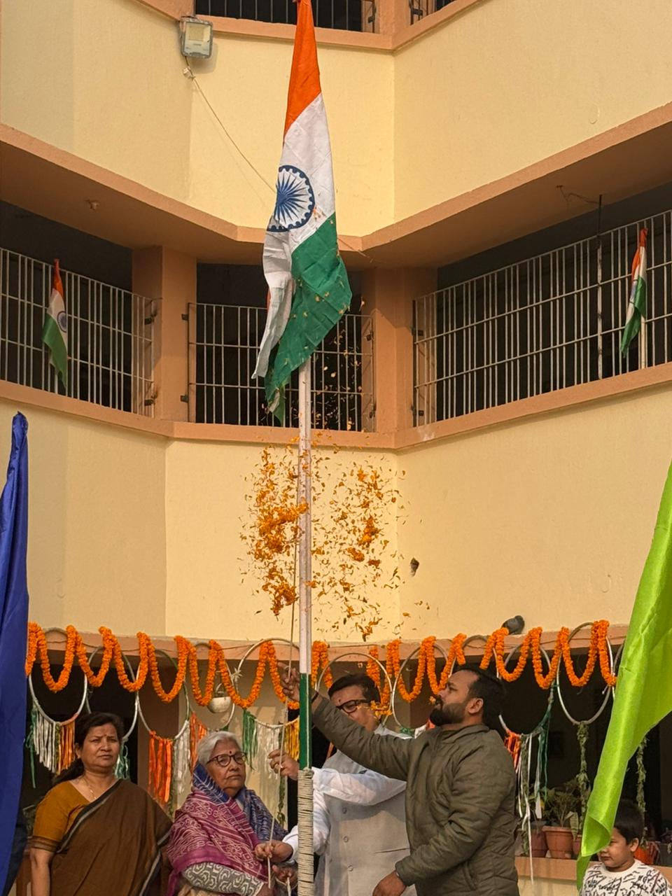 Narayan World School में 77वाँ गणतंत्र दिवस समारोह