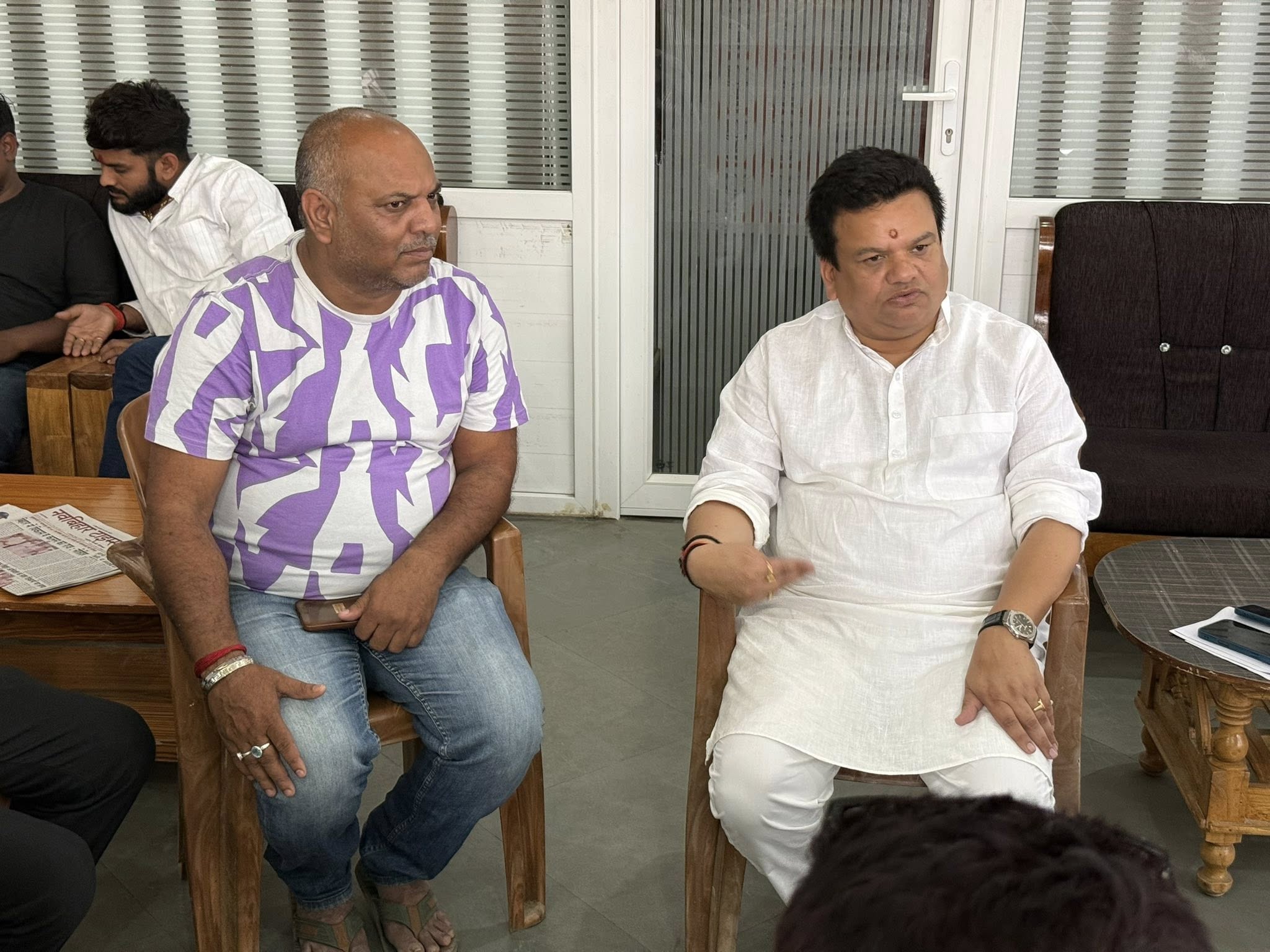 श्रीरामनवमी पूजा समितियों के युवा साथियों एवं सम्मानित आयोजकों संग स्नेहल भेंट