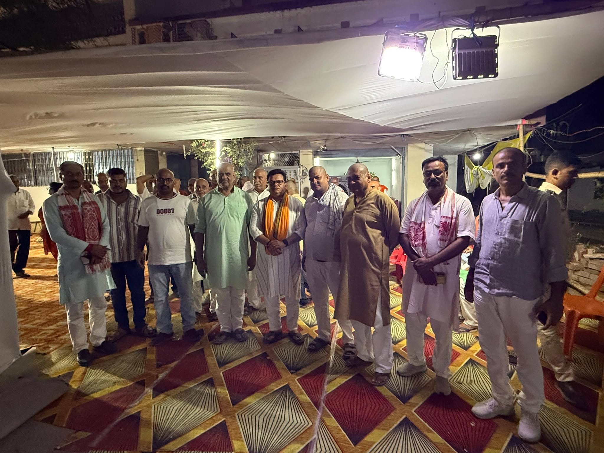 एम जी रोड, दुर्गा गैरेज, औरंगाबाद निवासी श्रीजल राज जी के पूज्य पिता जी के श्राद्ध कार्यक्रम में शामिल हुआ।