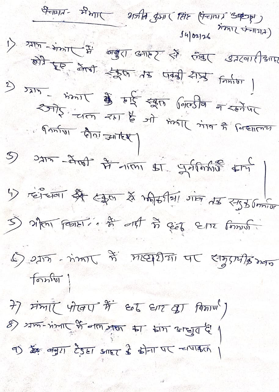 अजित कुमार सिंह (पंचायत अध्यक्ष मंझार)